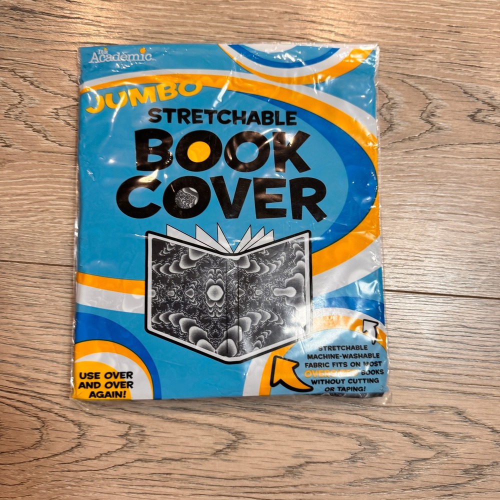 Academic Jumbo Stretchable Book Cover Fits Oversized‎ Books Use Over Again